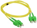 Patch cord SM SC/APC-SC/APC duplex 9/125 1.0m